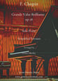 The famous Grande Valse Brilliante op 18 piano sheet music cover